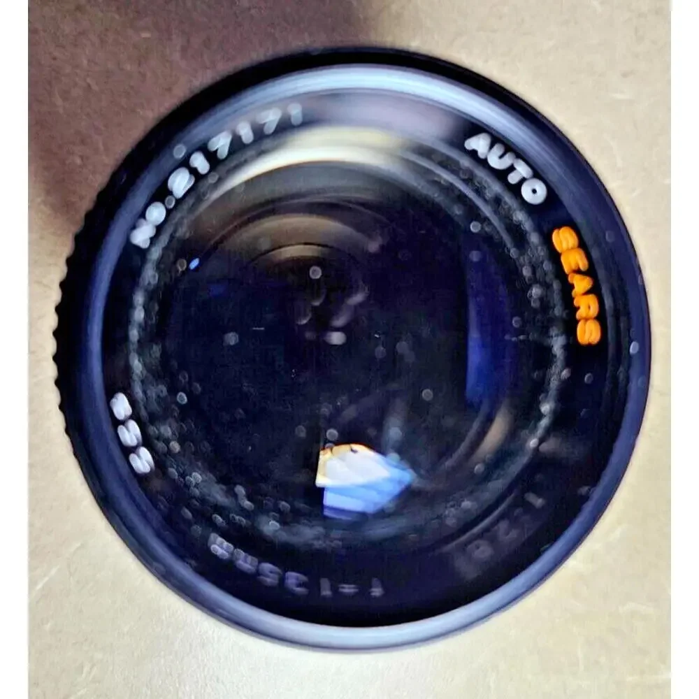 SEARS MULTI COATED 1:2.8 f=135mm AUTO MANUAL CAMERA LENS MOD NO. 202 KOREA